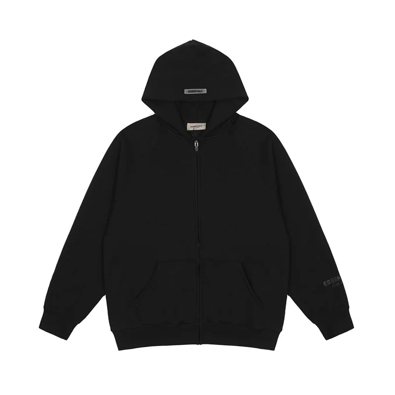 Essentials Fleece Zip Hoodie-Essentials Clothing