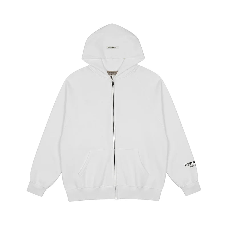 Essentials Fleece Zip Hoodie-Essentials Clothing