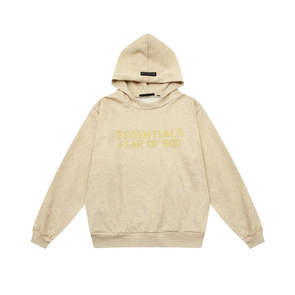 Essentials Fears Of God Beige Hoodie