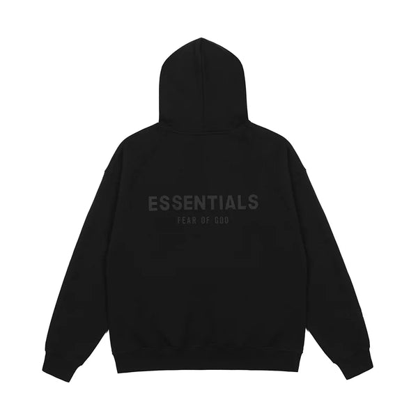 Black Essentials Hoodie - Essentials Clothing