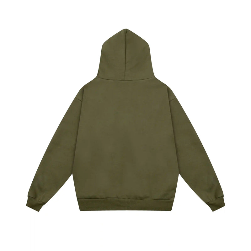 Essentials Clothing Olive Green Hoodie