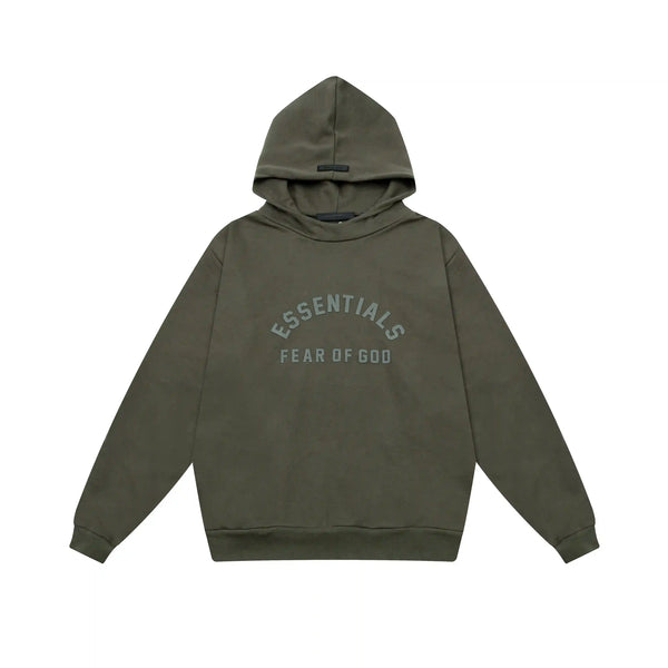 Essentials Fears Of God Dave Grey Hoodie