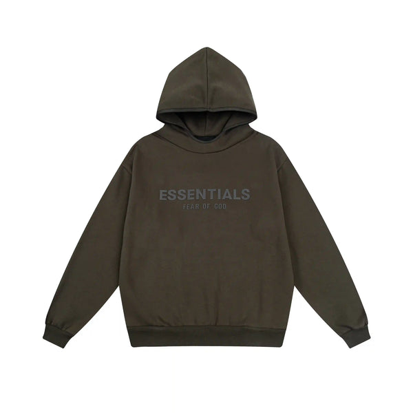 Essentials Fears Of God Dave Grey Hoodie