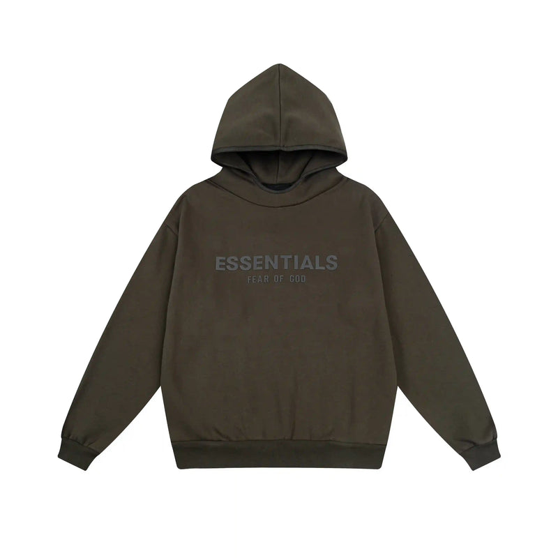 Essentials Fears Of God Dave Grey Hoodie