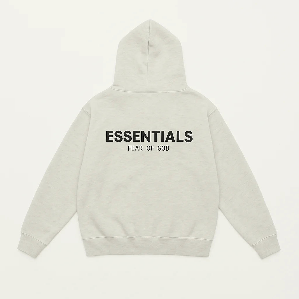 Essentials Fears Of God Lavender Grey Hoodie